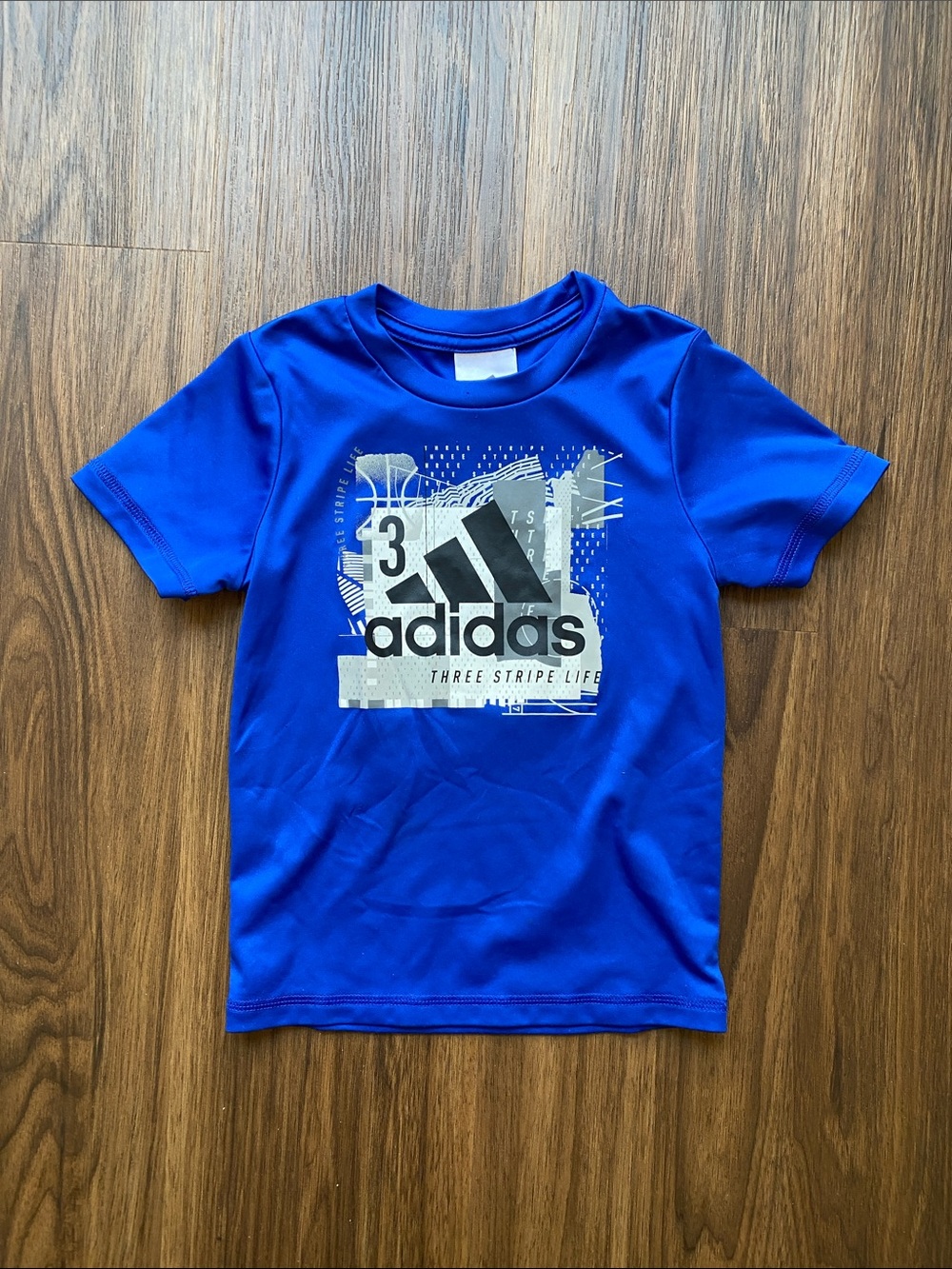 Adidas | Royal Blue Graphic Logo Tee